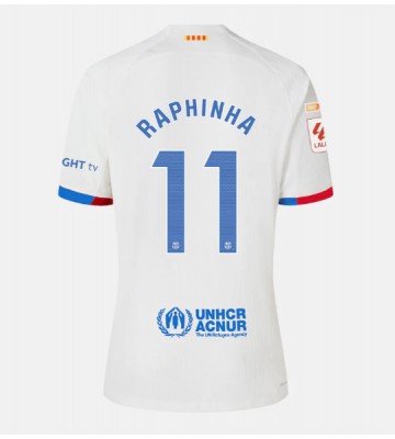 Barcelona Raphinha Belloli #11 Koszulka Wyjazdowych 2023-24 Krótki Rękaw